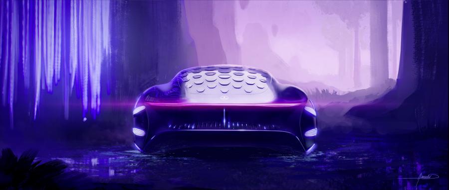 Эскиз Mercedes-Benz VISION AVTR 2020 года  (фото 43 из 64)